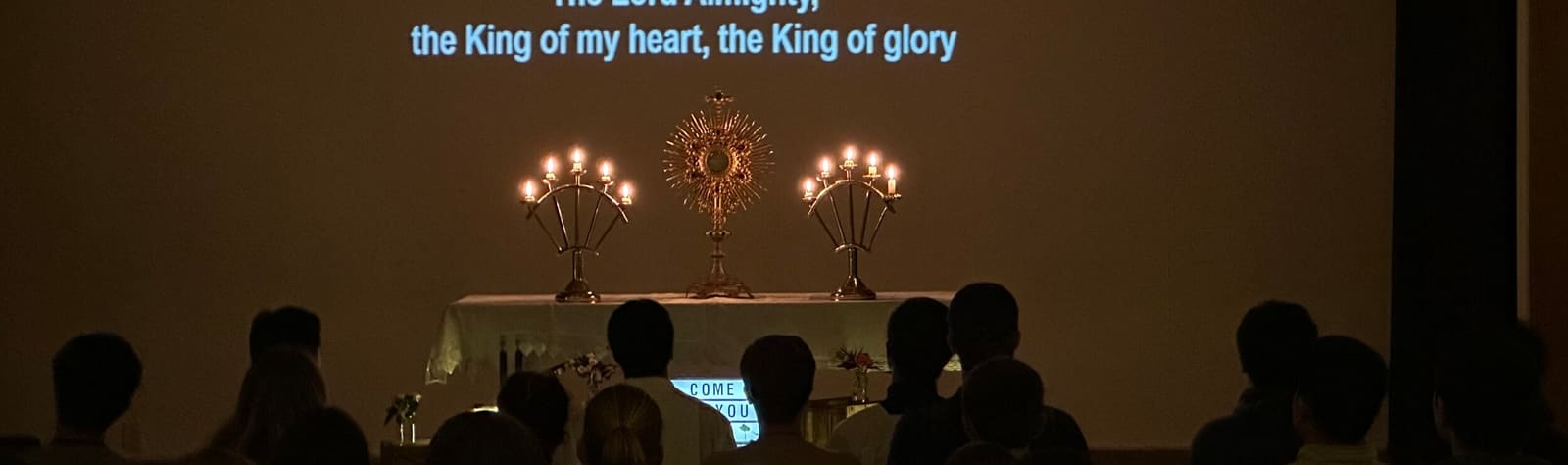 Eucharistic Adoration at the parish