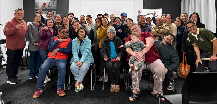 Couples for Christ community gathering in New Plymouth with families and friends